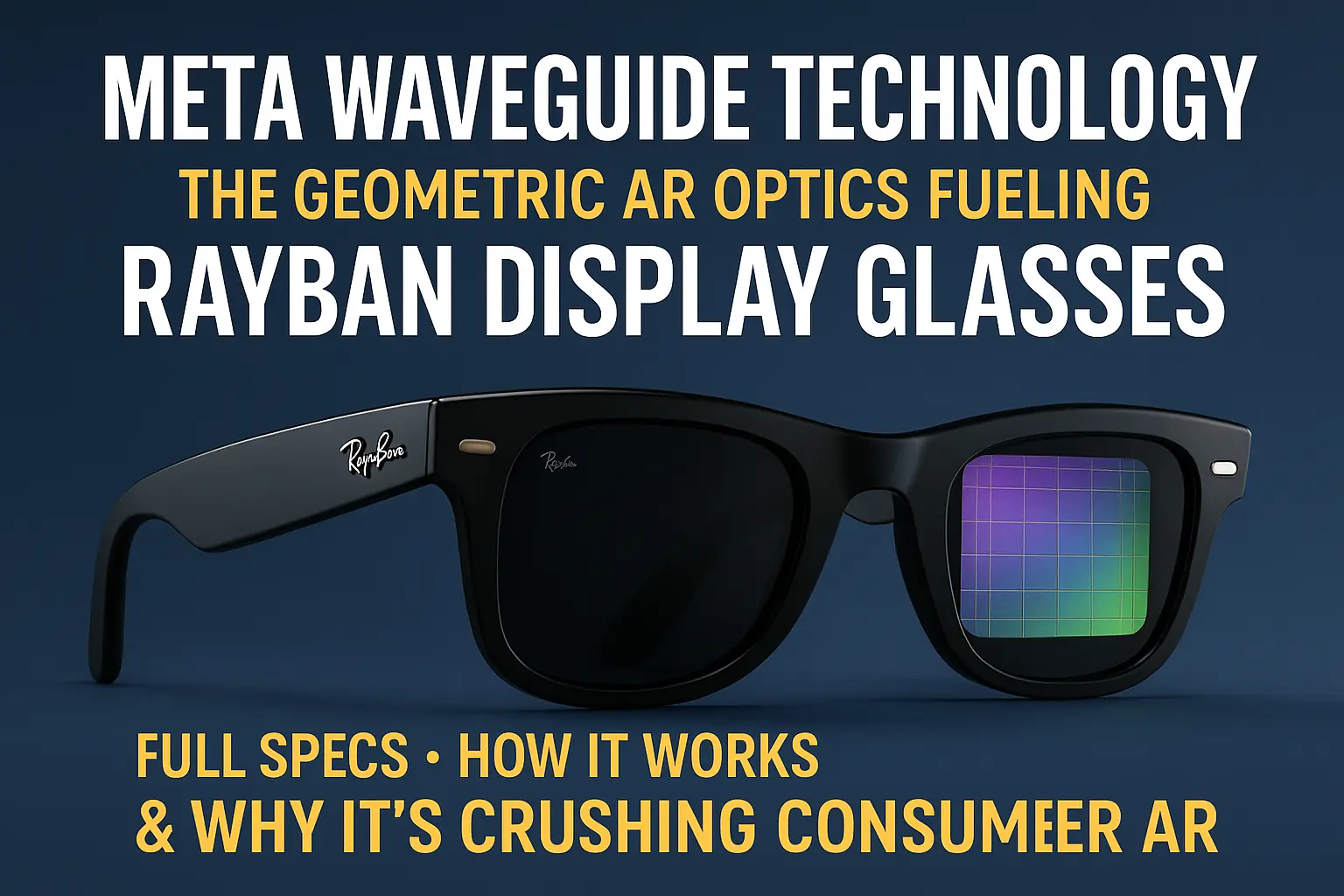 Meta Waveguide Technology 2025: Full AR Optics in RayBan Display