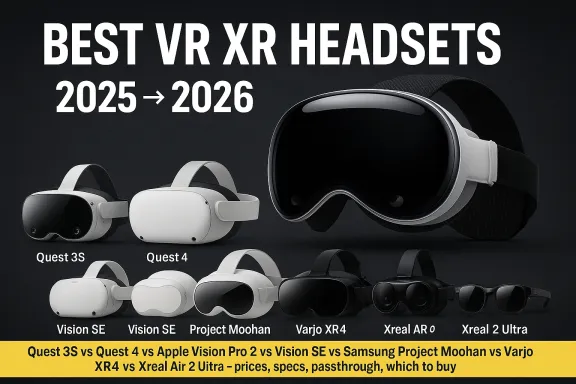 Best VR XR Headsets 2026 Ultimate Buyers Guide