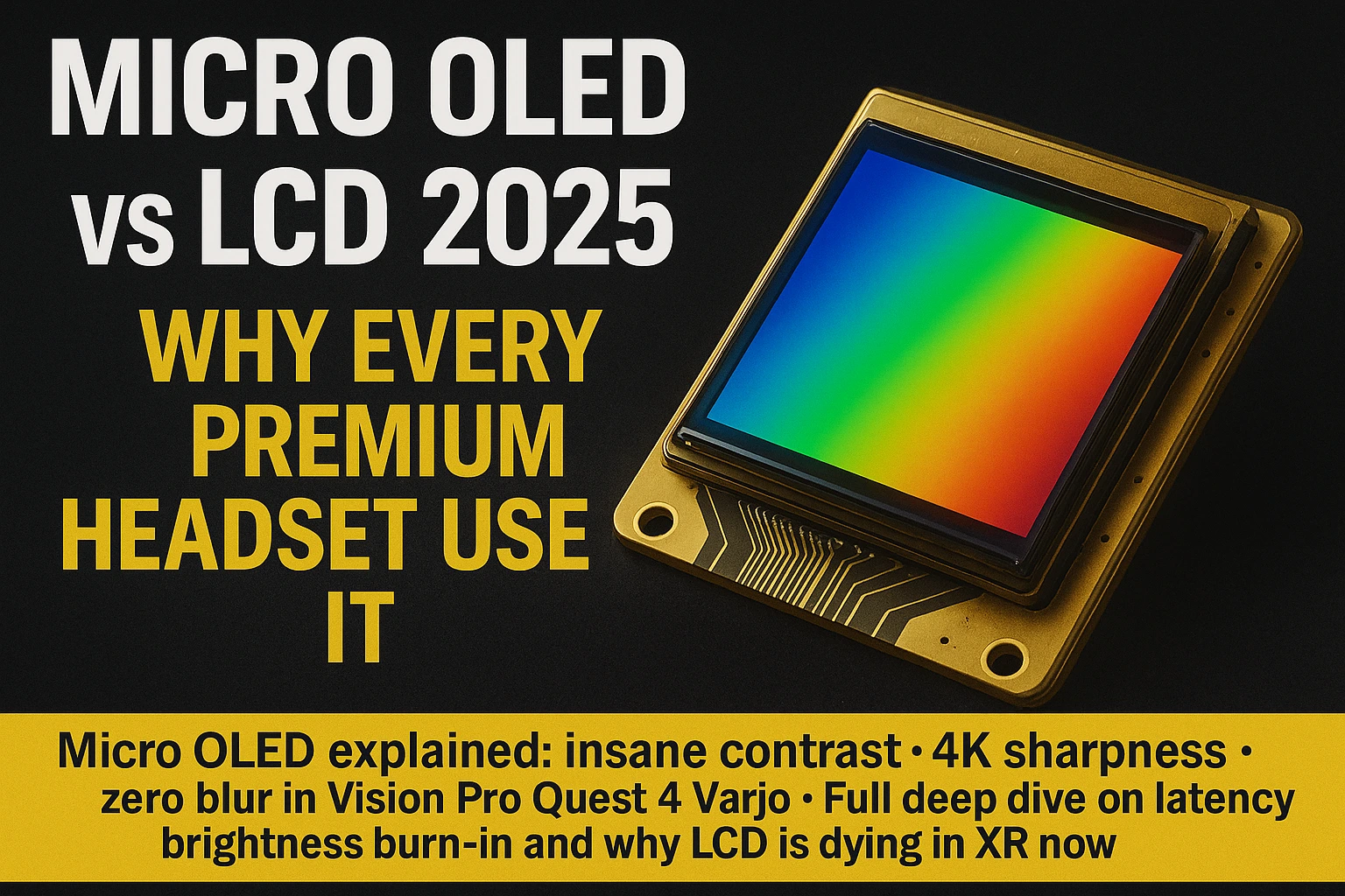 Micro-OLED 2025: Real Specs, Prices, Burn-In & All Headsets