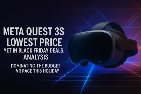 Meta Quest 3S and the Price War